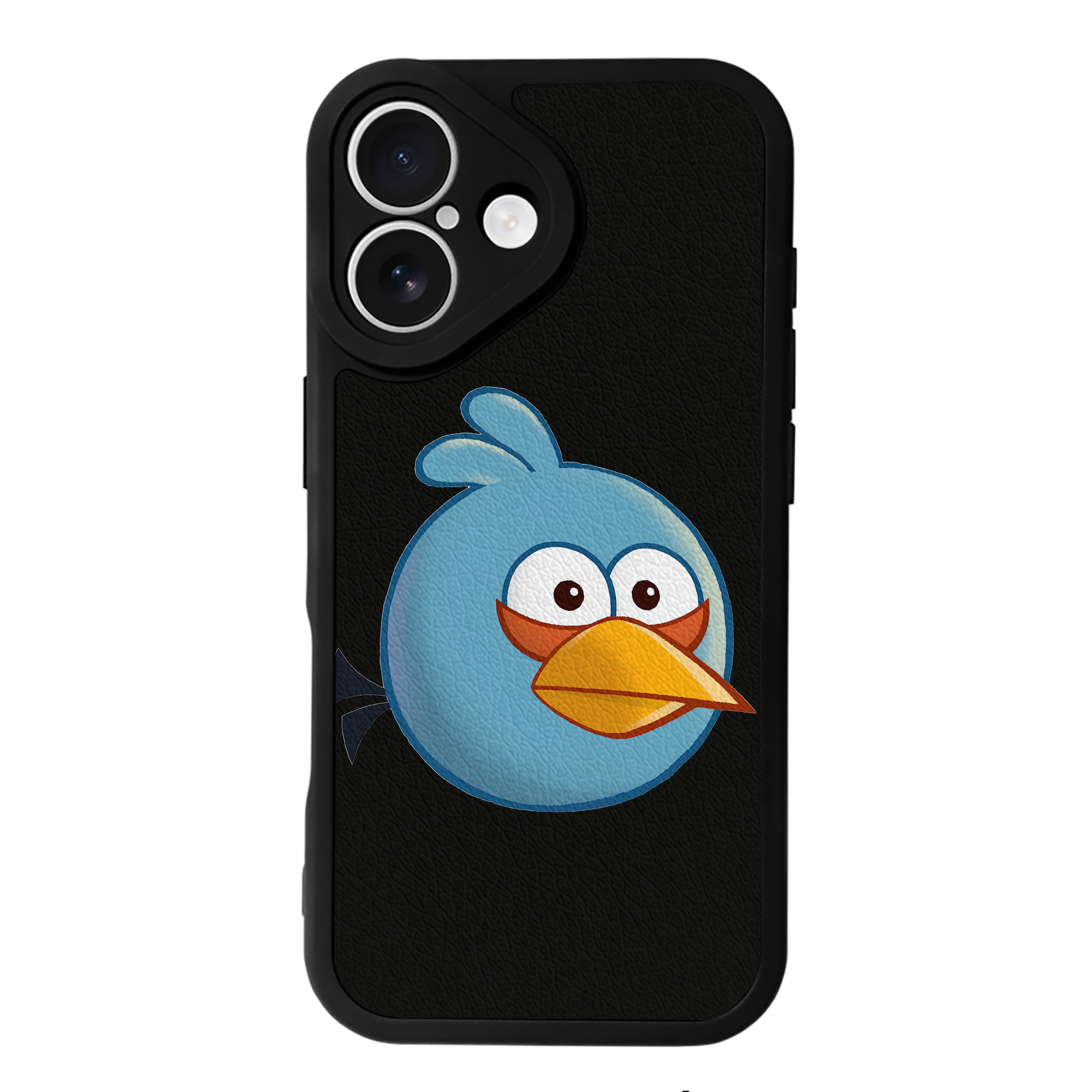 （画像用） Angry Birds アングリーバード 【iPhone 16シリーズ対応】シリコンスマホケース（レザー調） 材質：シリコン